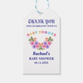 Mjuk Rosa Babyfest, Babyflicka Shower Presentetikett