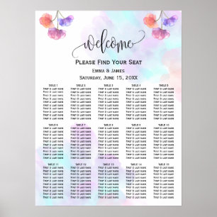 Mjuk rosa blå bröllopsinbjudan magremmar poster