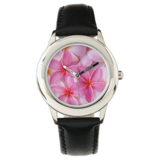 Mjuk Rosa Blommigt Armbandsur