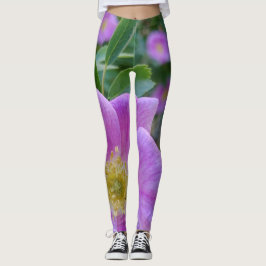 Mjuk Rosa Bloom Leggings