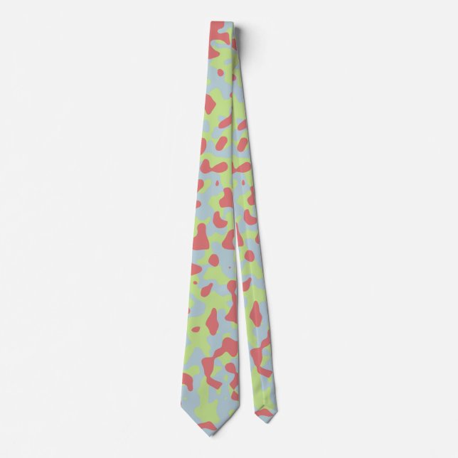 Mjuk Rosa Camo in Light Lime Green and Blek Blue Slips (Framsida)