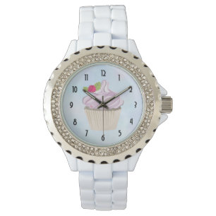 Mjuk Rosa Cupcoa Berry på översta Armbandsur