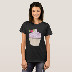 Mjuk Rosa Cupcoa Berry på översta T-shirt