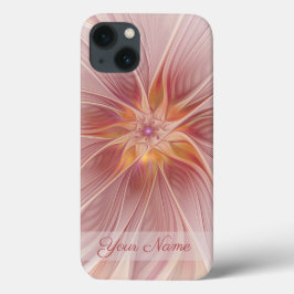Mjuk Rosa Dream Abstrakt Fractal Art Flower Namn