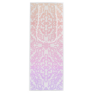 Mjuk rosa drömmig mandala-mönsterserie