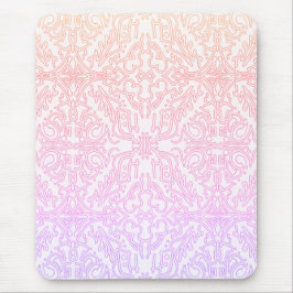 Mjuk rosa drömmig mandala-mönsterserie musmatta