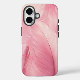 Mjuk Rosa Flamingo Feather Phone Case
