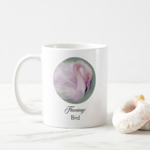 Mjuk Rosa Flamingo Pastel Personlig Kaffemugg