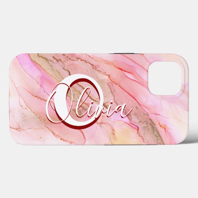 Mjuk Rosa Fluid Alkohol Bläck (Baksida (horisontell))