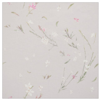 Mjuk Rosa Gaura Akvarellblomma Tyg