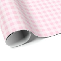 Mjuk rosa Gingham-inslagspapper