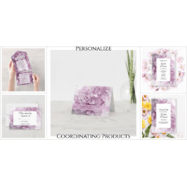 Mjuk Rosa Hydrangea Bröllop Spara Datumet Meddelande Vykort