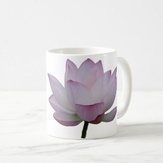 Mjuk Rosa Lotus Flower Bröllop Kaffemugg