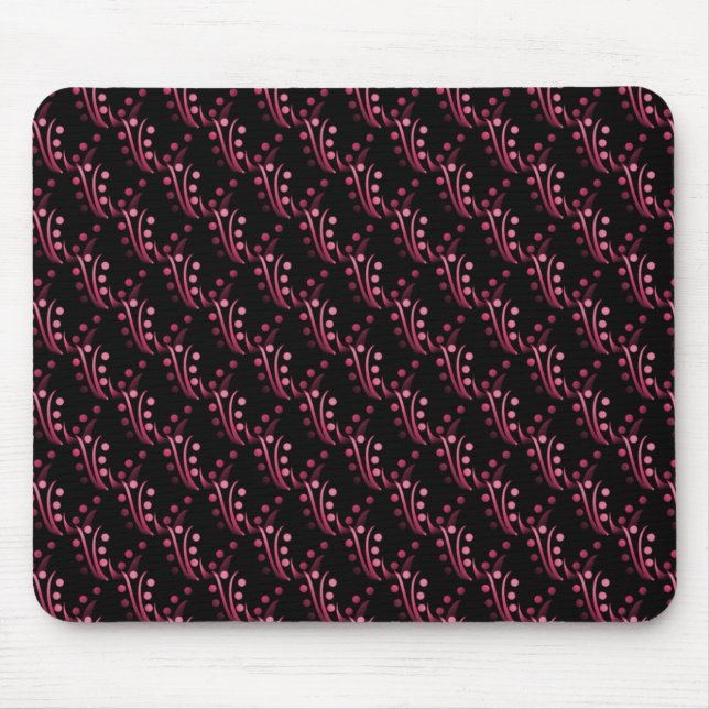 Mjuk Rosa Luxurious Glam Mousepad Musmatta (Framsidan)