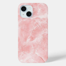 Mjuk rosa marmorerad textur iPhone-fodral