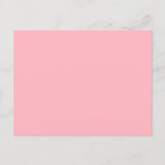 Mjuk Rosa Minimalistisk Postkort Vykort