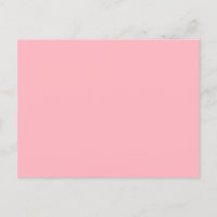 Mjuk Rosa Minimalistiskt vykort