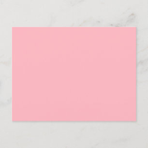 Mjuk Rosa Minimalistiskt vykort