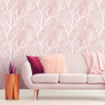 Mjuk Rosa och Cream Träd Grenar