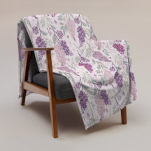 Mjuk rosa och lila syrenblommig mönster