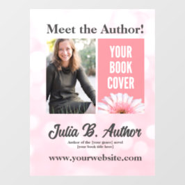 Mjuk Rosa och vit Anpassningsbar författare Bok si