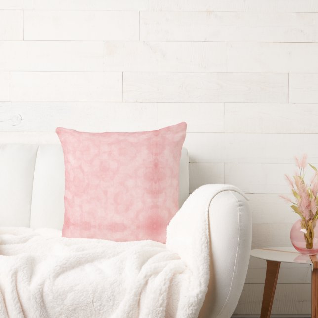 Mjuk Rosa Pastel Mönster Kudde (Soffa)