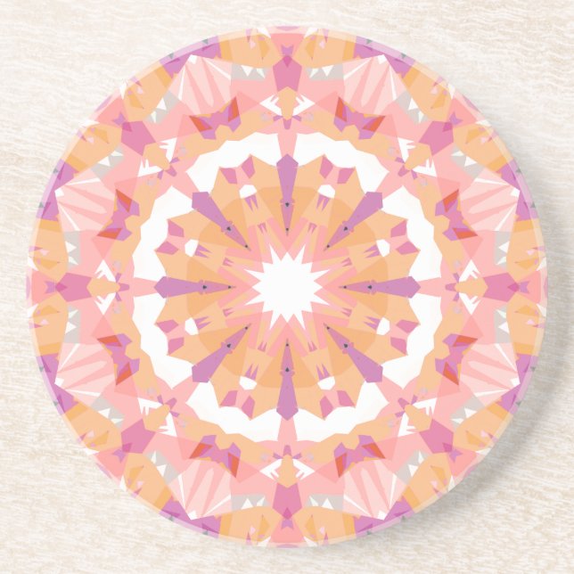 Mjuk Rosa Peach Lila Star Pastel Eclectic Decor Underlägg (Framsidan)