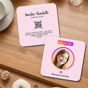 Mjuk Rosa Profilbilds Sociala Medier Nätverkande