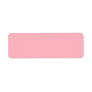 Mjuk rosa returadressetikett returadress etikett