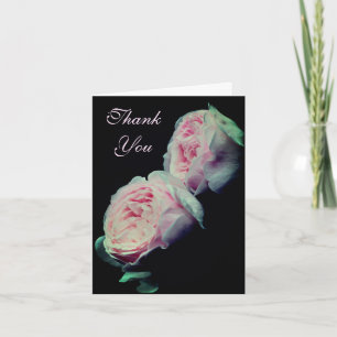 Mjuk Rosa ros Blanka tackkort