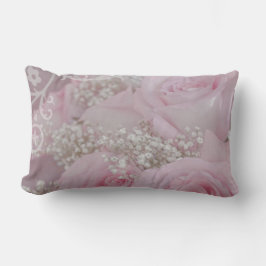 Mjuk Rosa ros och babyns andedräkt Kudde