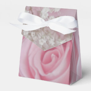 Mjuk Rosa ros och babyns andedräkt Presentaskar