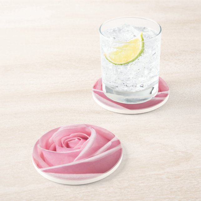 Mjuk Rosa Ros Underlägg (Sidan)