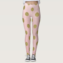 Mjuk Rosa Rosa Guld Glitter Glam Prickar Söt