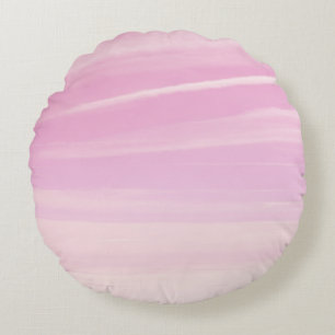 Mjuk Rosa Rosa Himmel Dröm 1 Rund Kudde