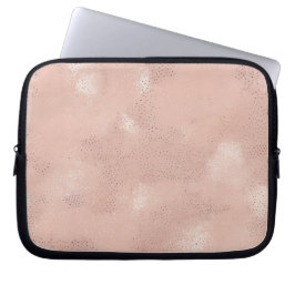 Mjuk Rosa Texturerad Mönster Laptop Fodral