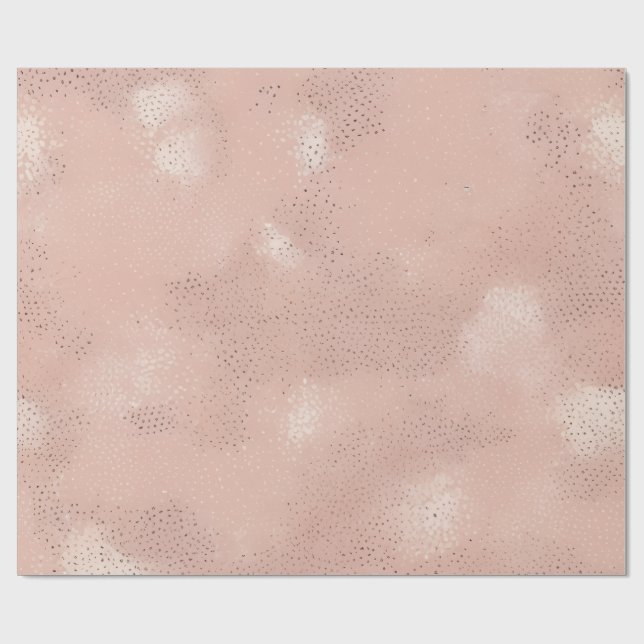 Mjuk Rosa Texturerad Mönster Presentpapper (Platt)