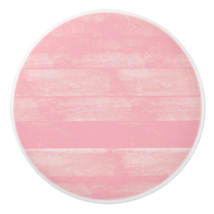 Mjuk Rosa Trä keramisk dragkraft Knopp
