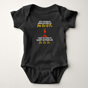 Mjuk ruttweilerska, lilla boll päls t shirt