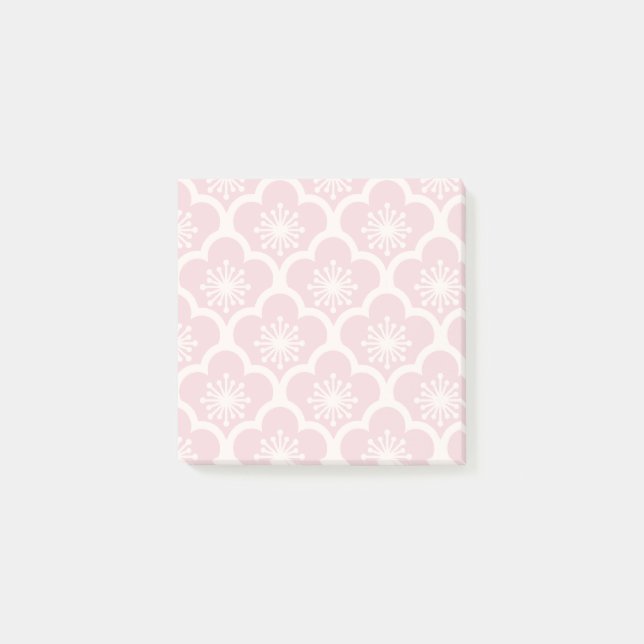 Mjuk Sakura Neutral - Rosabränd Post-it Block (Framsida)