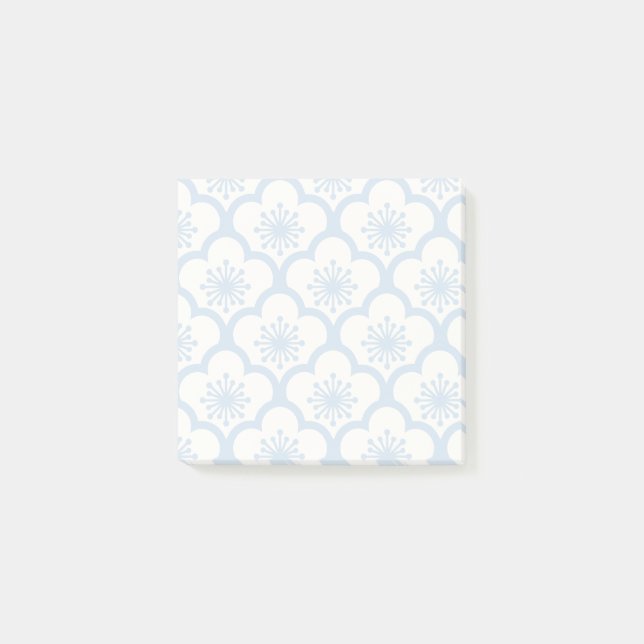 Mjuk Sakura Pudrig Blå - Neutral Post-it Block (Framsida)