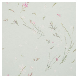 Mjuk Salvia Gaura Akvarellblomma Tyg