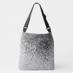 Mjuk Silver Grått Glitter #1 Axelväska
