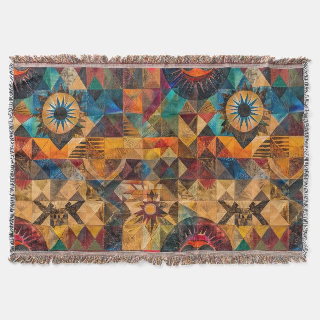 Mjuk skalning av "ärvd konstnär" Mysigt vridning Filt (Framsidan)