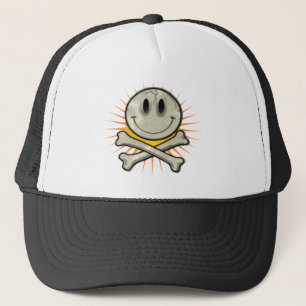 Mjuk Skull och Crossbone Keps