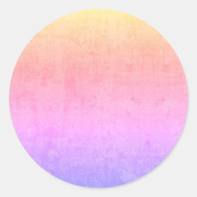 mjuk solnedgång runt klistermärke (Framsida)
