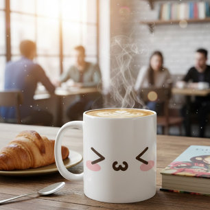 Mjuk Söt Karaktärsstil Kaffemugg