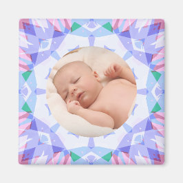 Mjuk Söt Pastels Anpassningsbar Jul Foto Bild Magnet