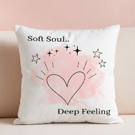 Mjuk Soul Kudd – Anpassningsbar Text Kudde