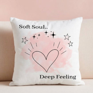 Mjuk Soul Kudd – Anpassningsbar Text Kudde